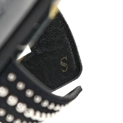 Hermes Suede Goatskin Studded Oran Sandals 36 Black 8 of 9