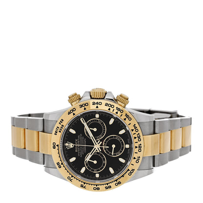 Rolex Stainless Steel 18K Yellow Gold 40mm Oyster Perpetual Cosmograph Daytona Watch Black 116503 2 of 4