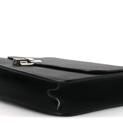 The Row Grained Calfskin The Sofia Crossbody Black 9 of 9