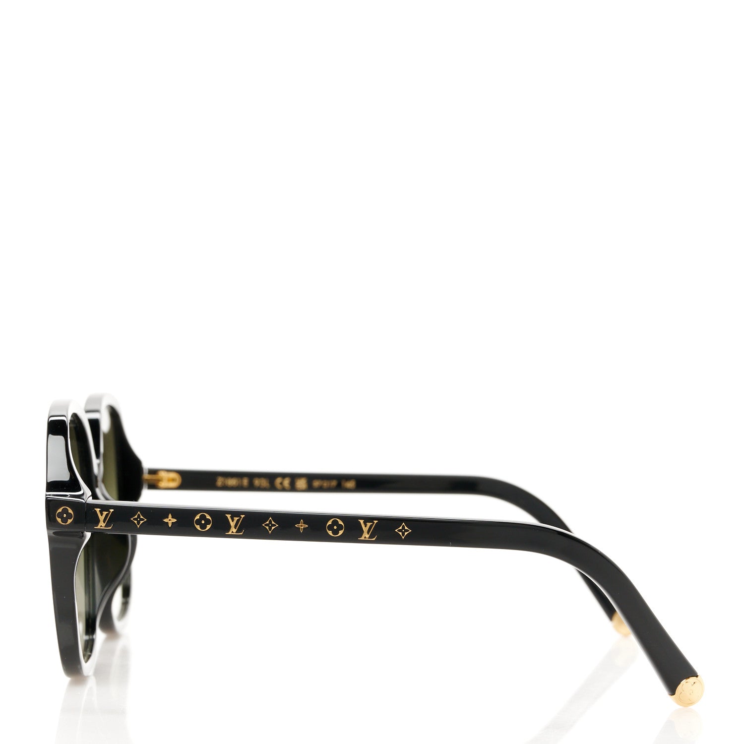 Louis Vuitton Acetate My Monogram Light Square Sunglasses Z1861E Black 3 of 8
