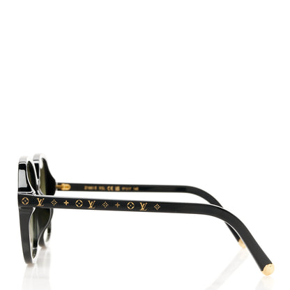 Louis Vuitton Acetate My Monogram Light Square Sunglasses Z1861E Black 3 of 8