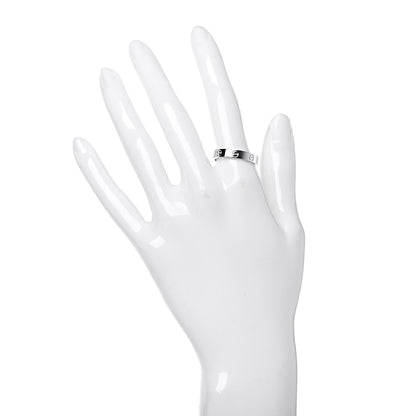 Cartier 18K White Gold 4mm LOVE Wedding Band Ring 59 8.75 2 of 5
