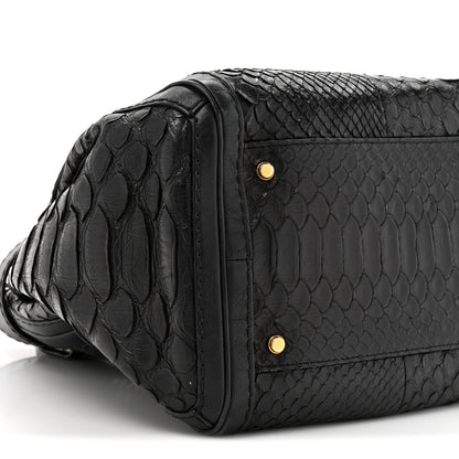 Gucci Snakeskin Large GG Running Tote Black 10 of 16