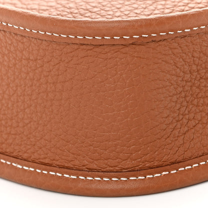 Hermes Taurillon Clemence Maxi Quadrille Evelyne TPM Gold Citron Rouge H Mauve Sylvestre 10 of 11