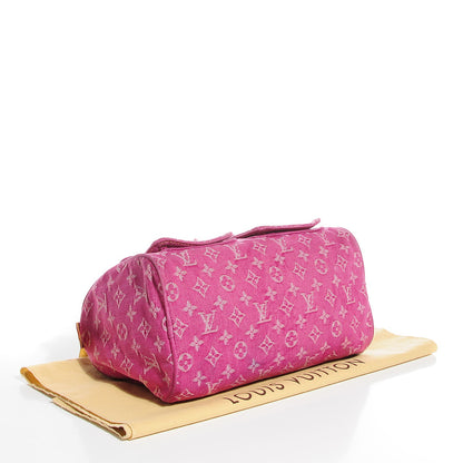 Louis Vuitton Monogram Denim Neo Speedy Fuchsia 4 of 7