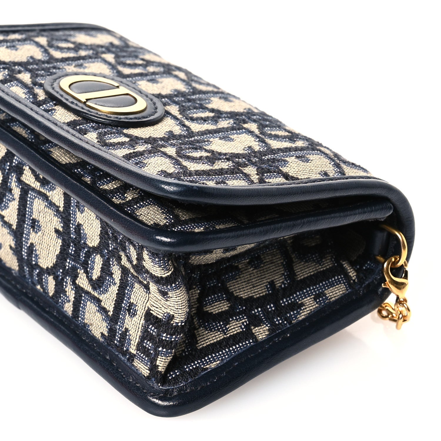 Christian Dior Oblique Nano 30 Montaigne Pouch Blue 1682863