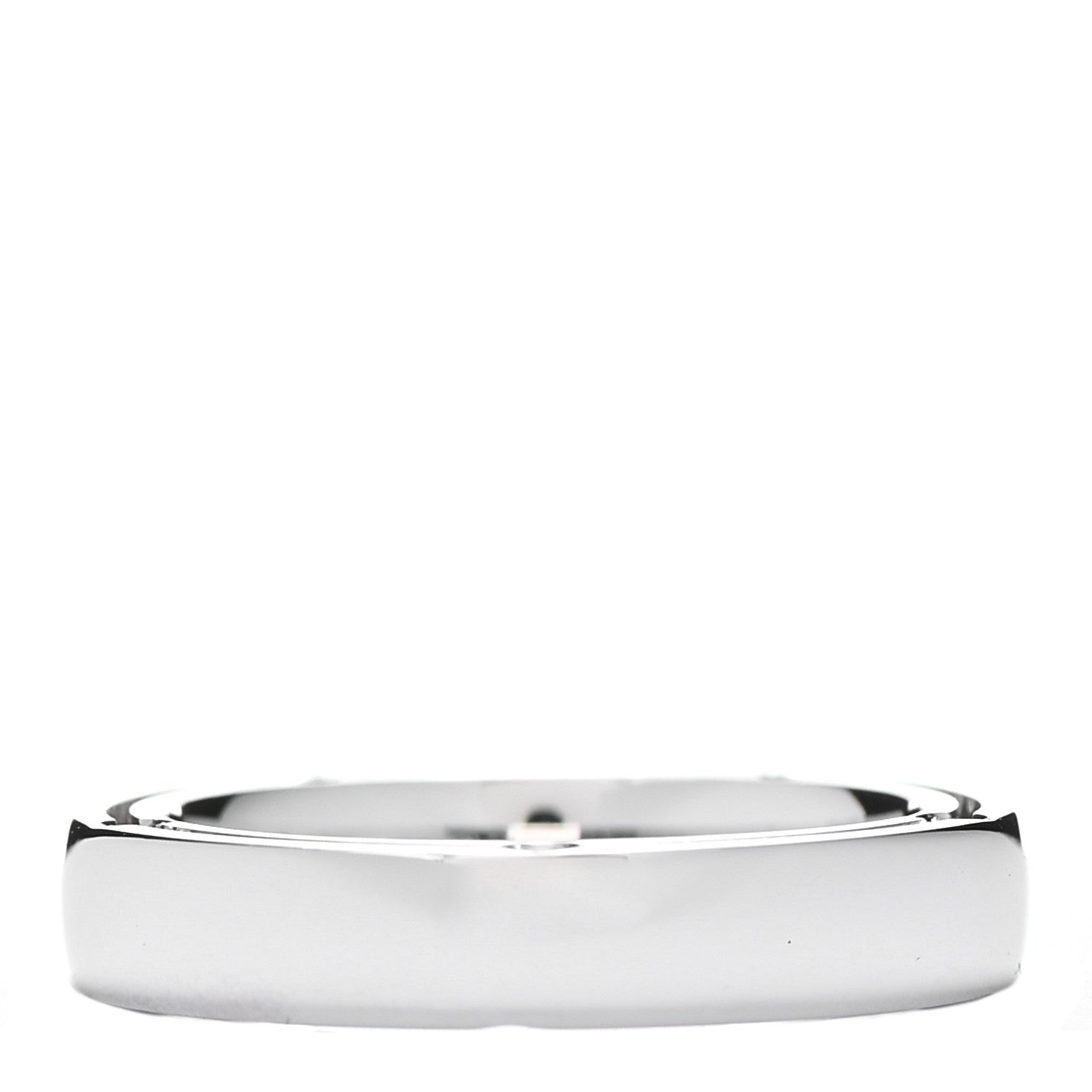 Damiani X BRAD PITT 18K White Gold Diamond D.Side Band Ring 50 5.5 3 of 6