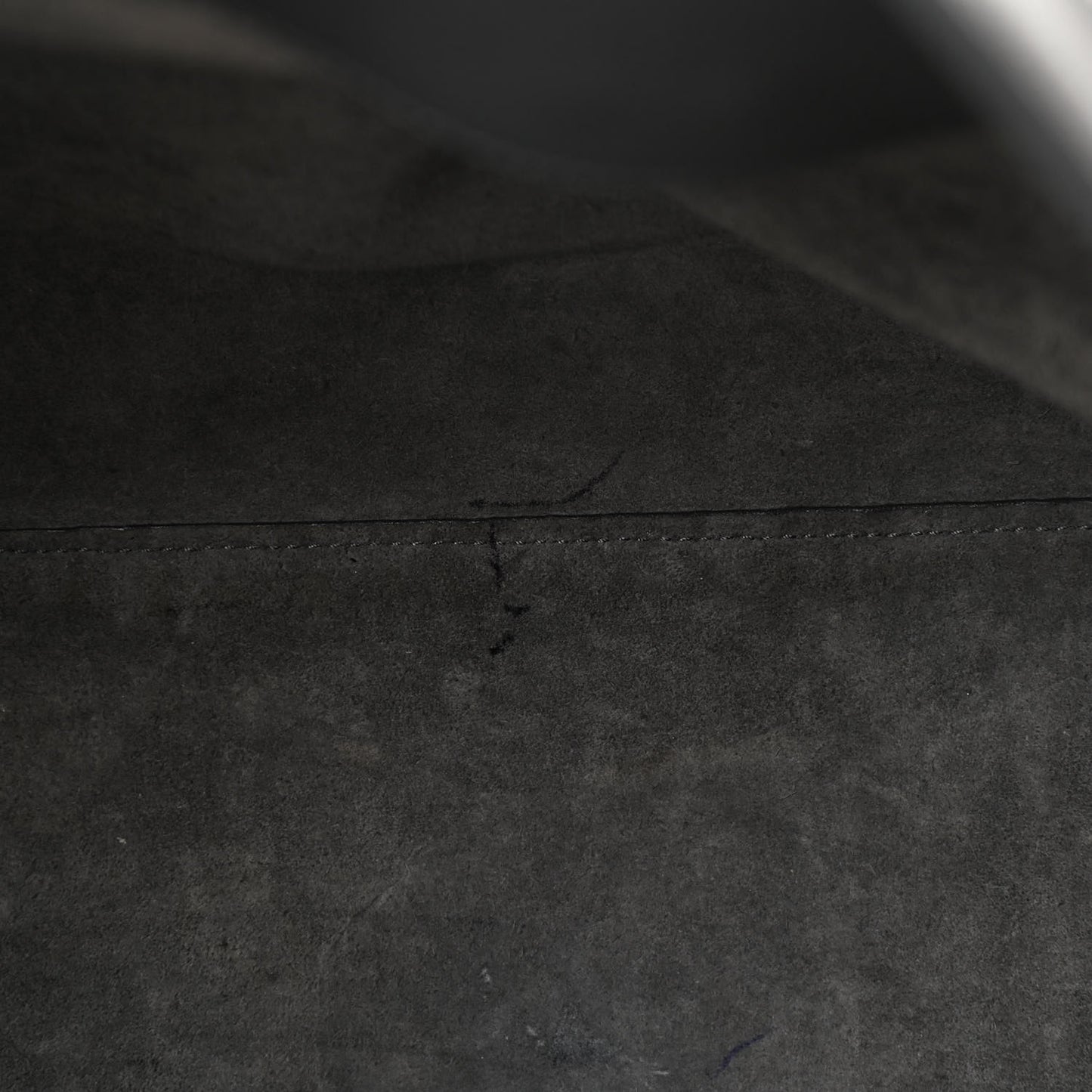 Grained Calfskin Large Souple Sac De Jour Grey