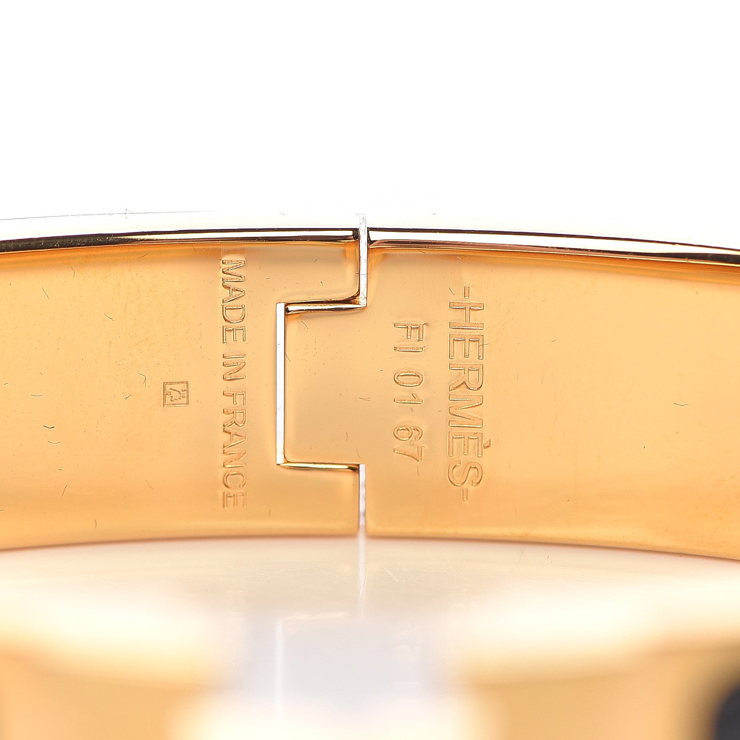 Hermes Enamel Narrow Clic Clac H Bracelet PM Black 3 of 4