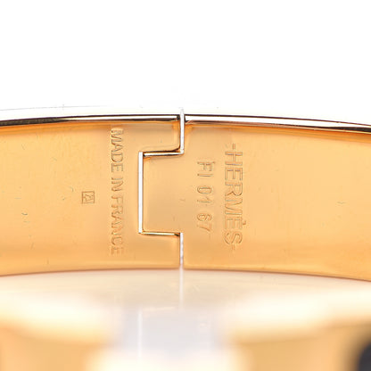 Hermes Enamel Narrow Clic Clac H Bracelet PM Black 3 of 4