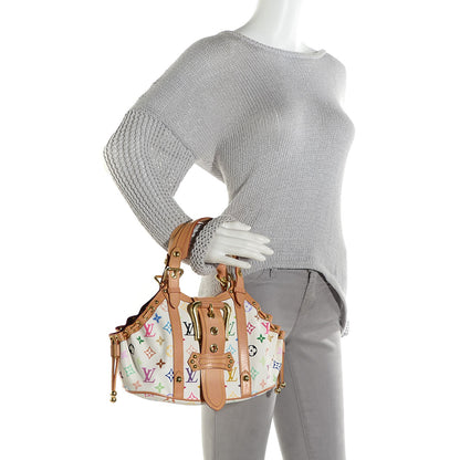 Louis Vuitton Monogram Multicolor Theda GM White 2 of 7
