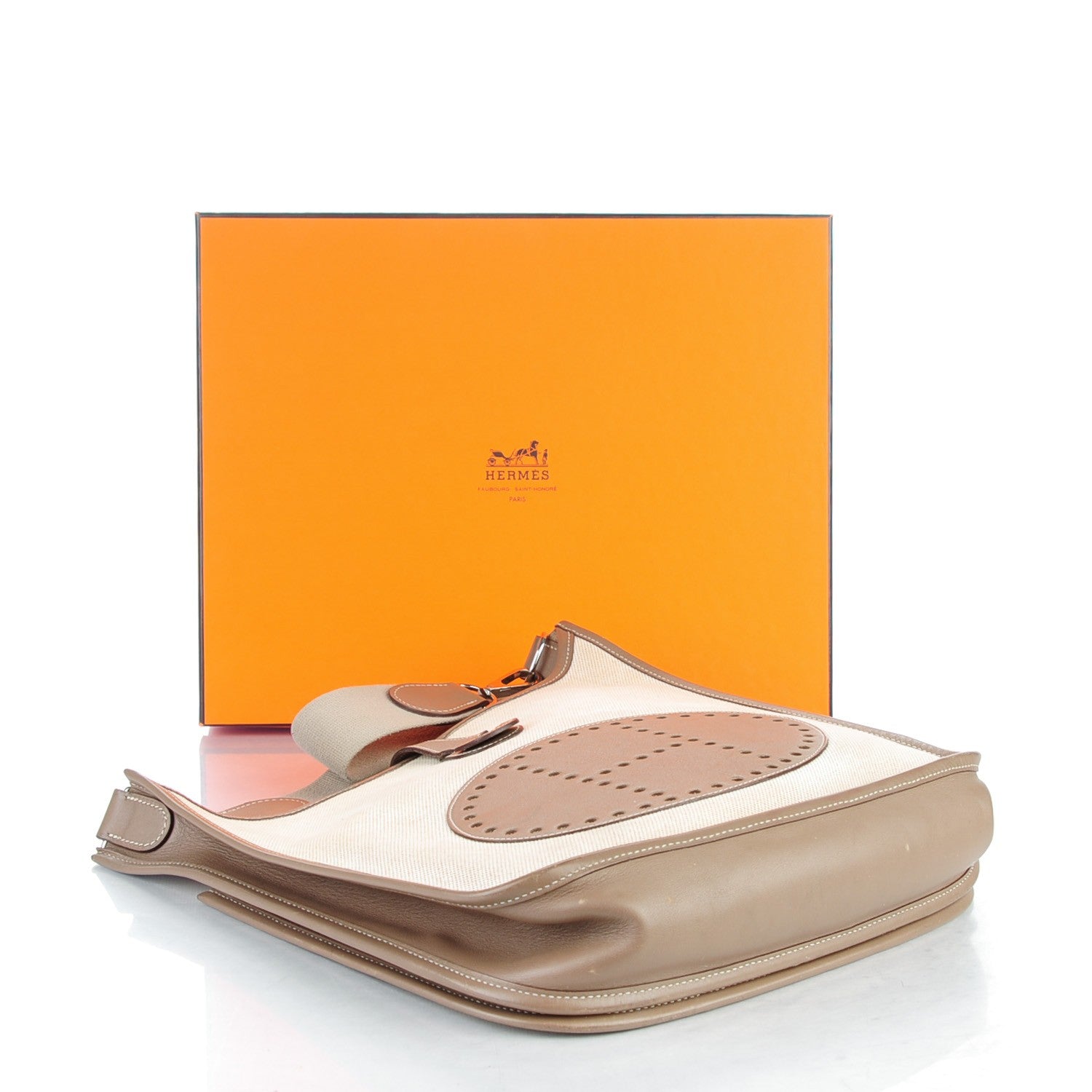 Hermes Toile Swift Evelyne II PM Etoupe 4 of 7