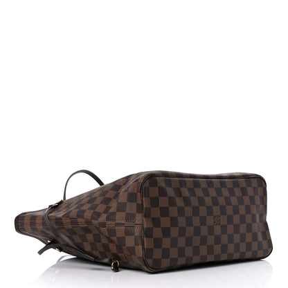 Louis Vuitton Damier Ebene Neo Neverfull MM Rose Ballerine 5 of 9