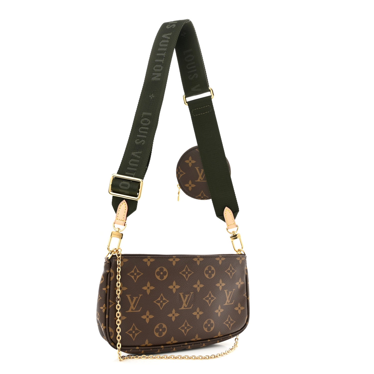 Louis Vuitton Monogram Multi Pochette Accessories Kaki 3 of 10