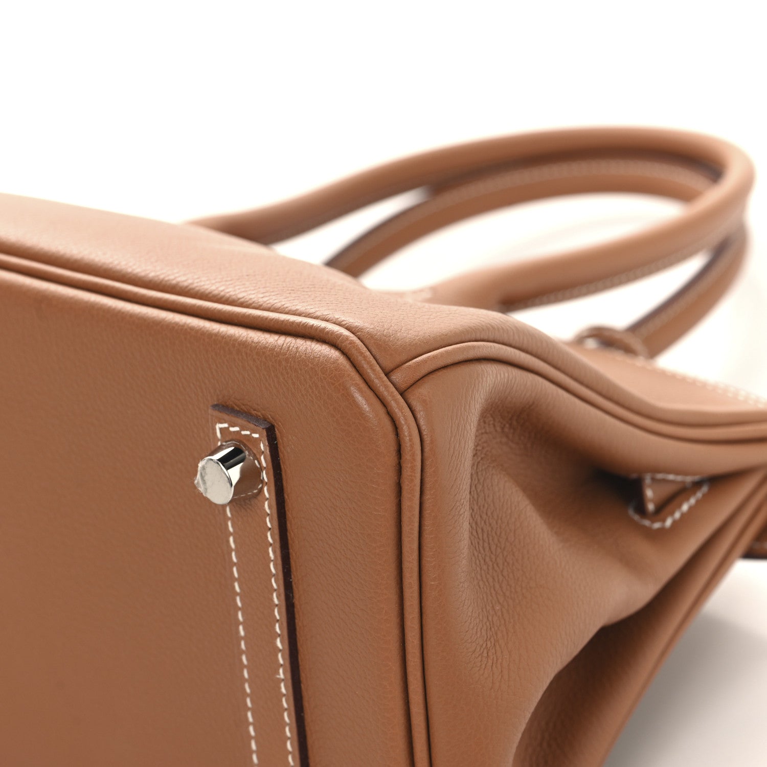 Hermes Evercolor Shoulder Birkin Light 29 Gold 12 of 13