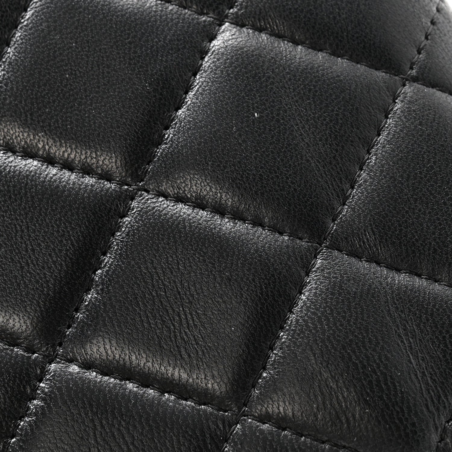 Chanel Lambskin Quilted Large Flap Wallet Black 11 of 13