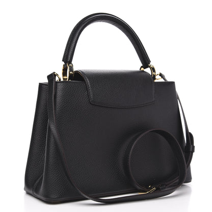 Louis Vuitton Taurillon Capucines BB Black 4 of 9