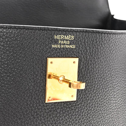 Hermes Togo Kelly Retourne 35 Black 6 of 11