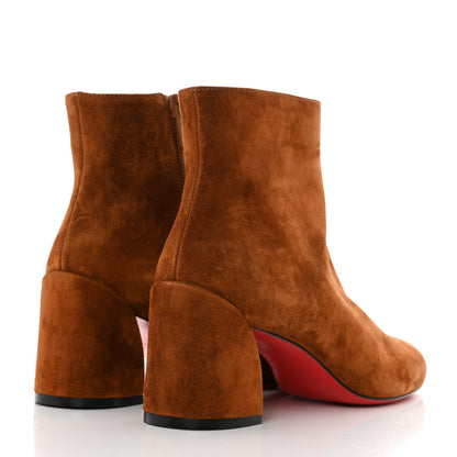 Christian Louboutin Veau Velours Turela 55 Ankle Boots 36 Ecureuil 4 of 8