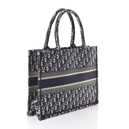 Christian Dior Oblique Medium Book Tote Blue Multicolor 2 of 8