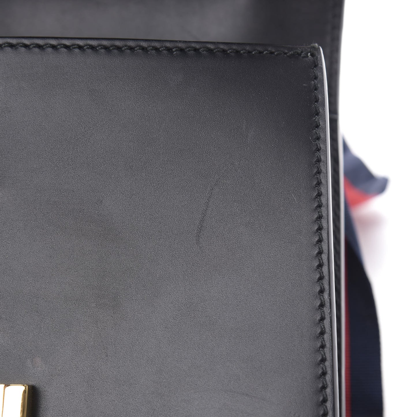 Calfskin Mini Sylvie Chain Shoulder Bag Black