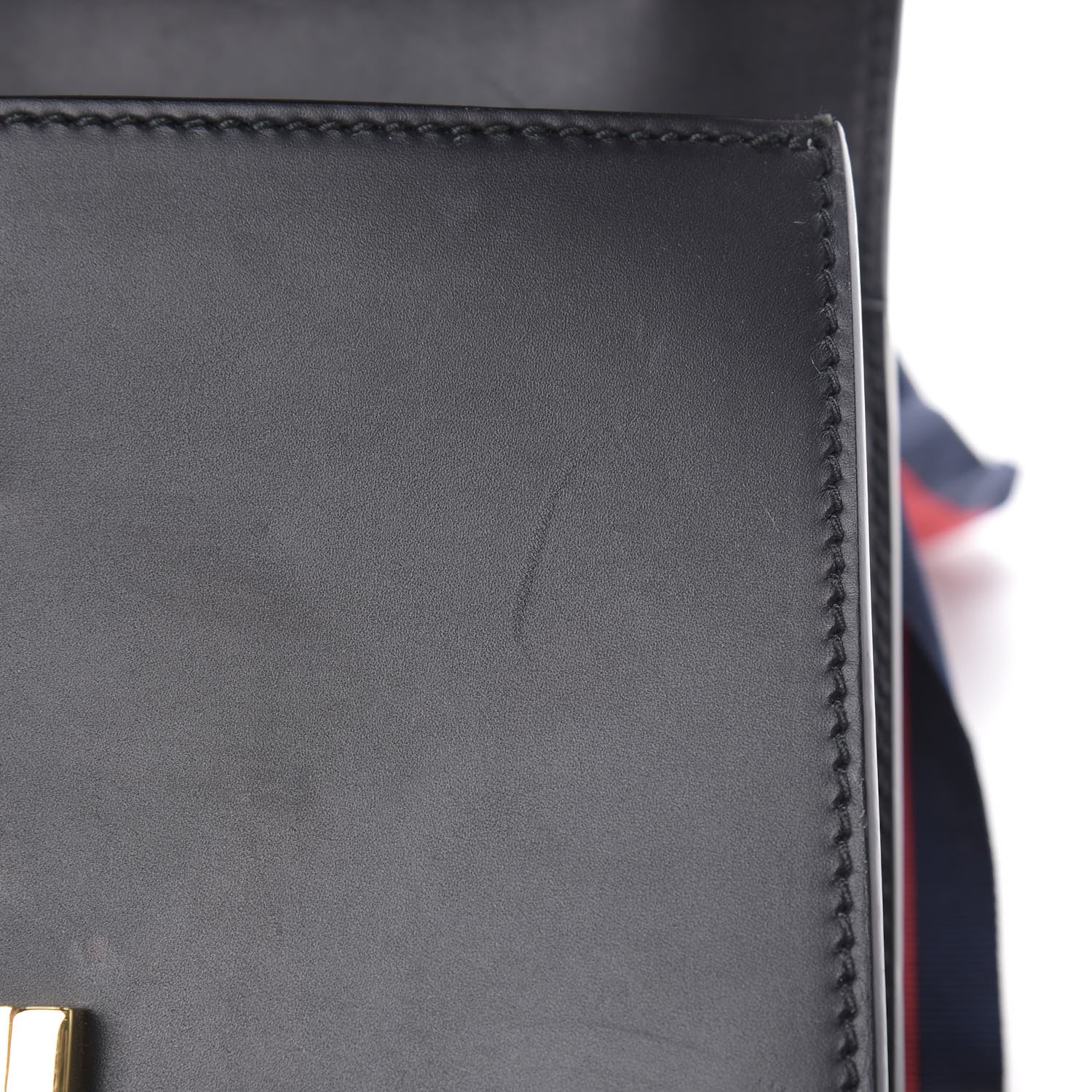 Gucci Calfskin Mini Sylvie Chain Shoulder Bag Black 12 of 14