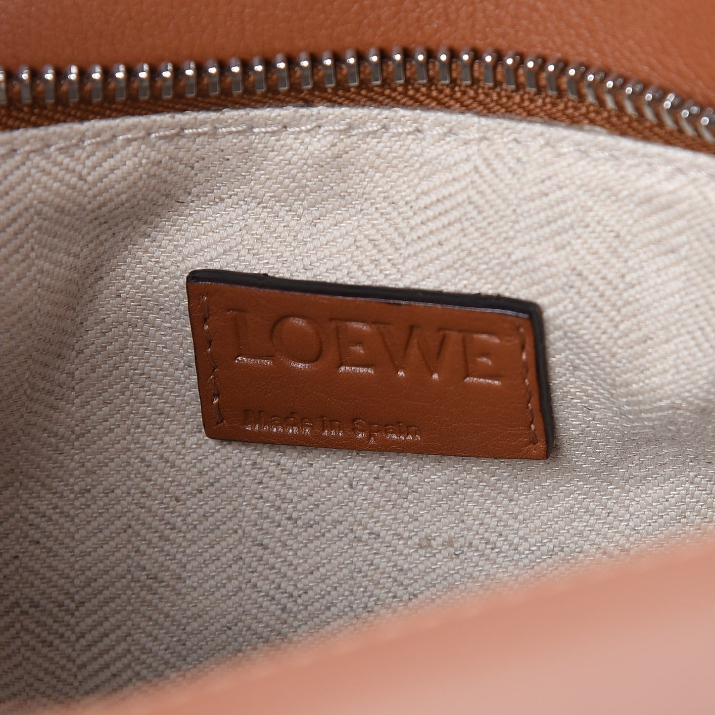 Calfskin Small Puzzle Bag Tan