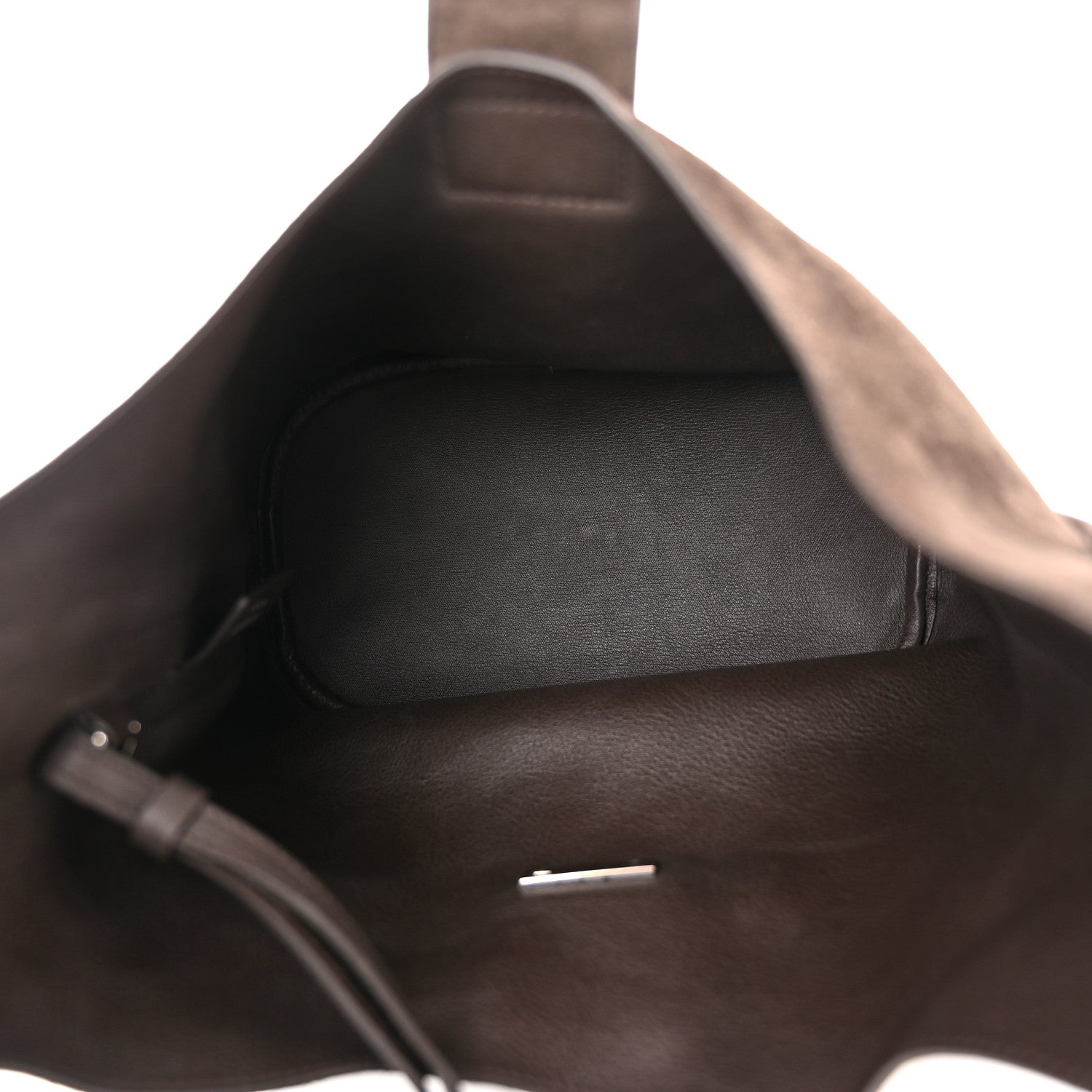 Salvatore Ferragamo Calfskin Suede Medium Archivo Gancio Hobo Testa di Moro 6 of 11