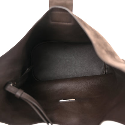Salvatore Ferragamo Calfskin Suede Medium Archivo Gancio Hobo Testa di Moro 6 of 11
