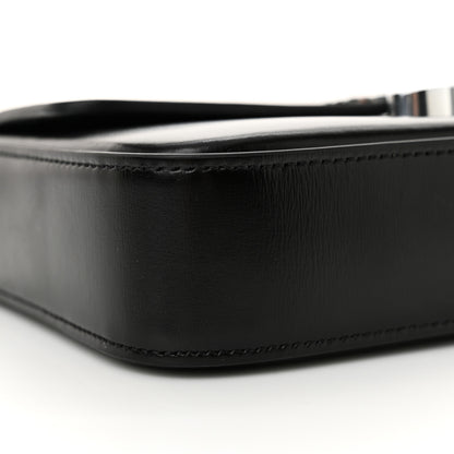 Celine Shiny Calfskin Triomphe Chain Shoulder Bag Black 9 of 12