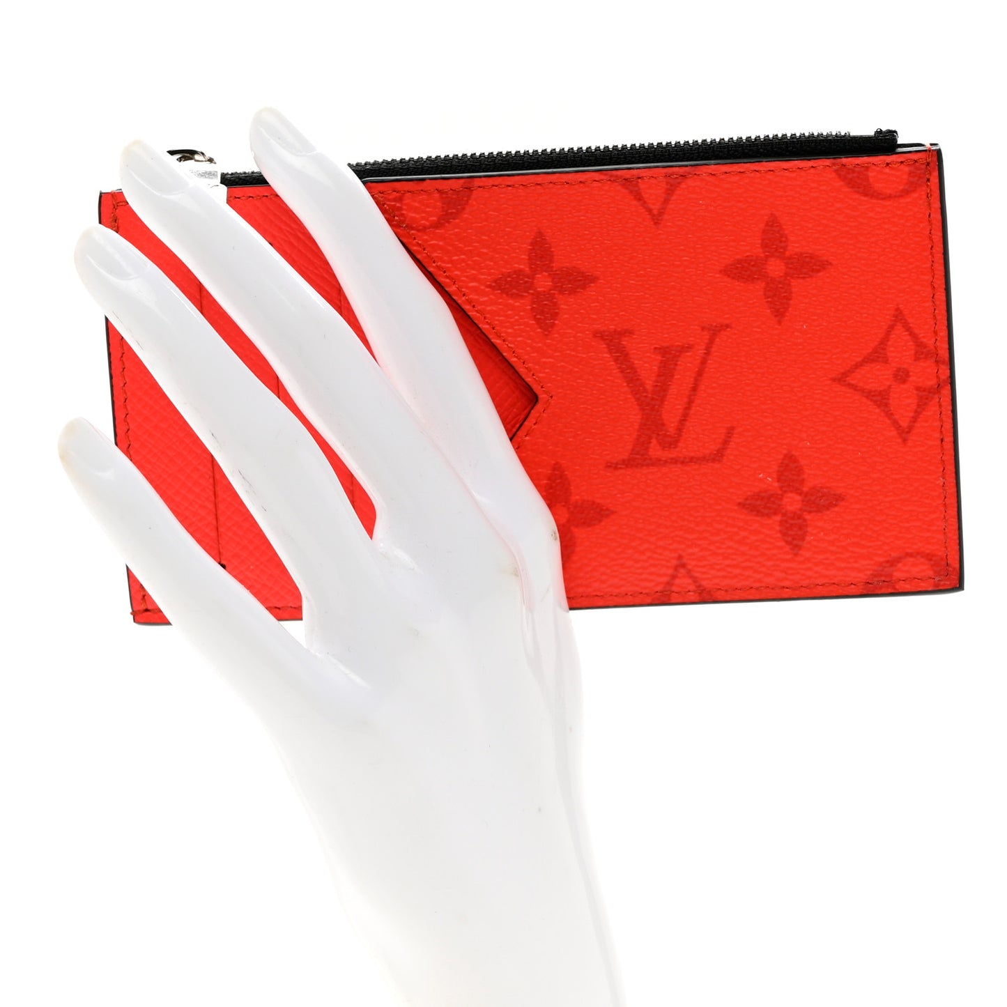 Taigarama Coin Card Holder Fire Red