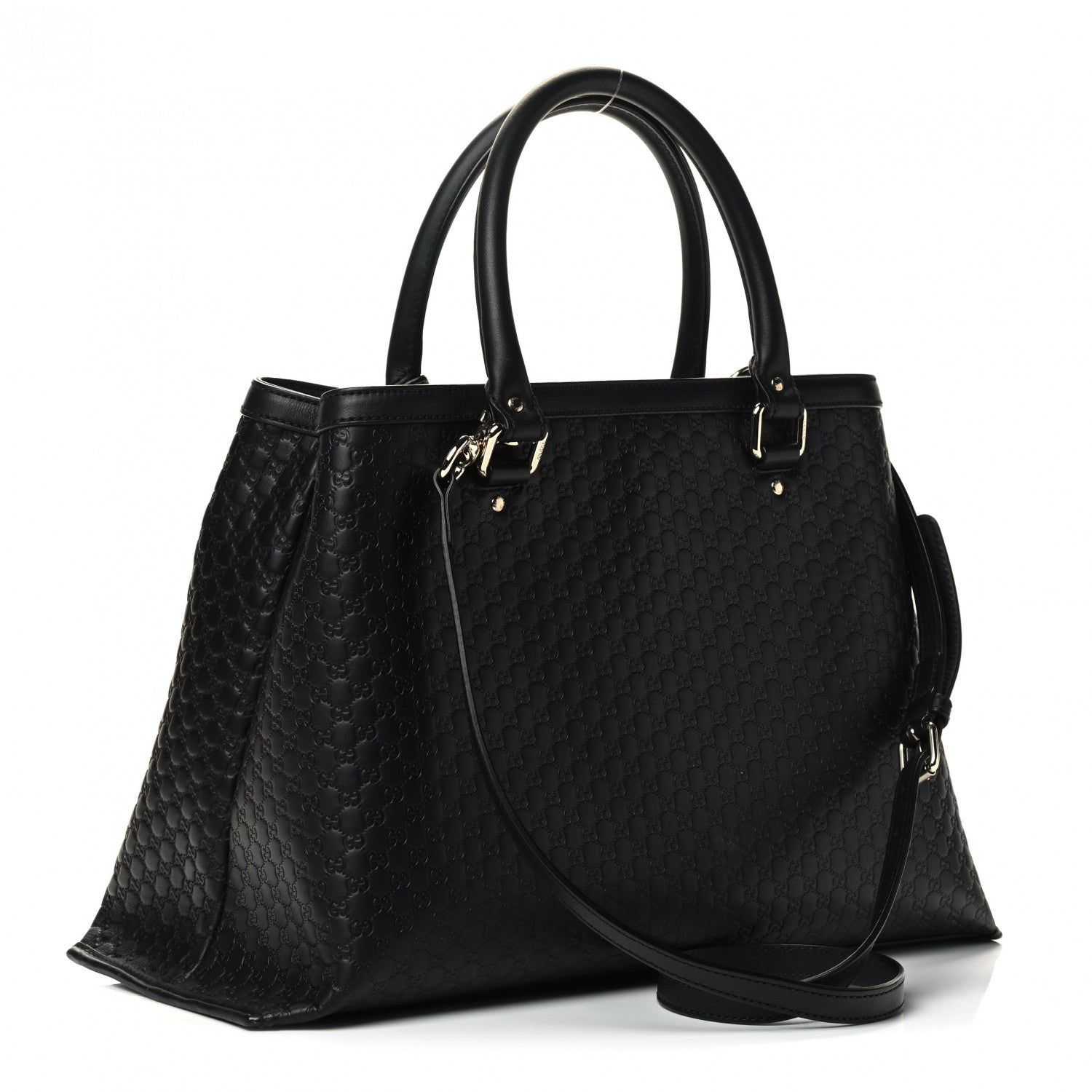 Gucci Soft Microguccissima Medium Tote Black 2 of 4