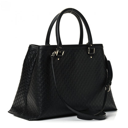 Gucci Soft Microguccissima Medium Tote Black 2 of 4