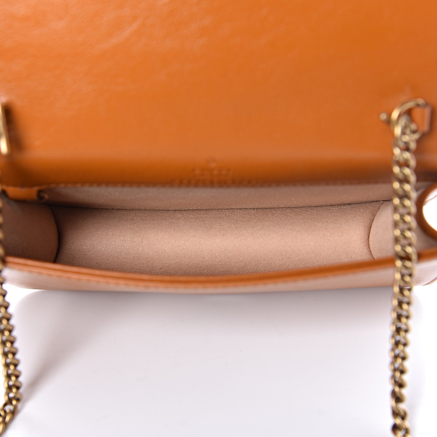 Gucci Calfskin Matelasse GG Marmont Mini Bag Cognac 7 of 11