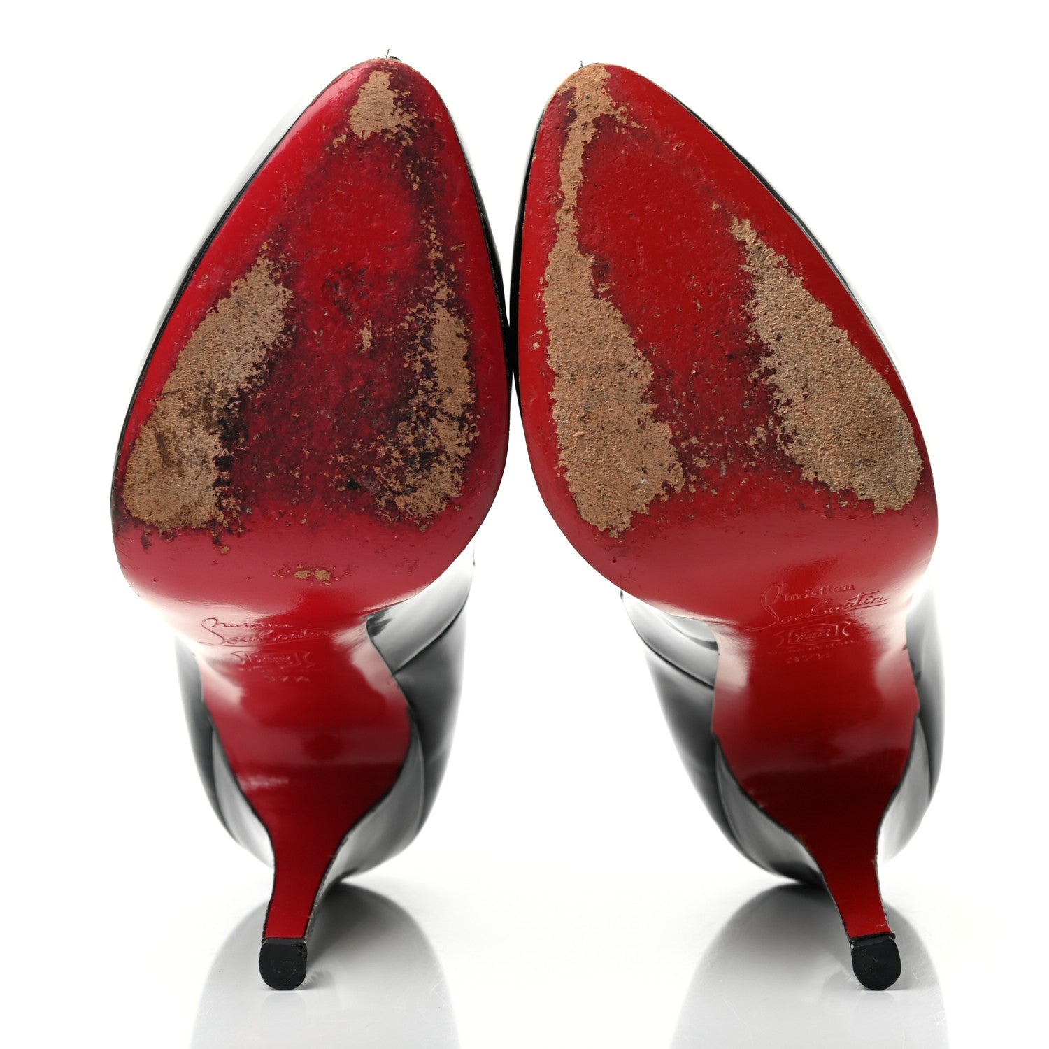 Christian Louboutin Patent Rolando 120 Pumps 37.5 Black 5 of 8