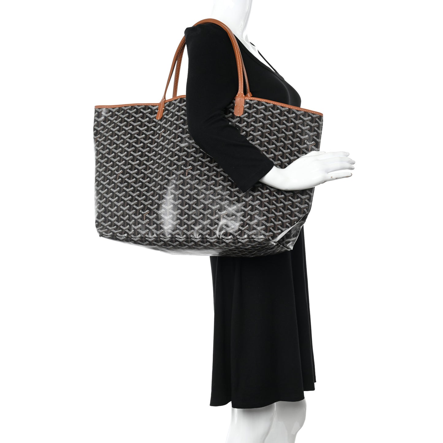 Goyardine Saint Louis GM Black Gold