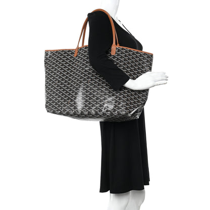 Goyard Goyardine Saint Louis GM Black Gold 2 of 12