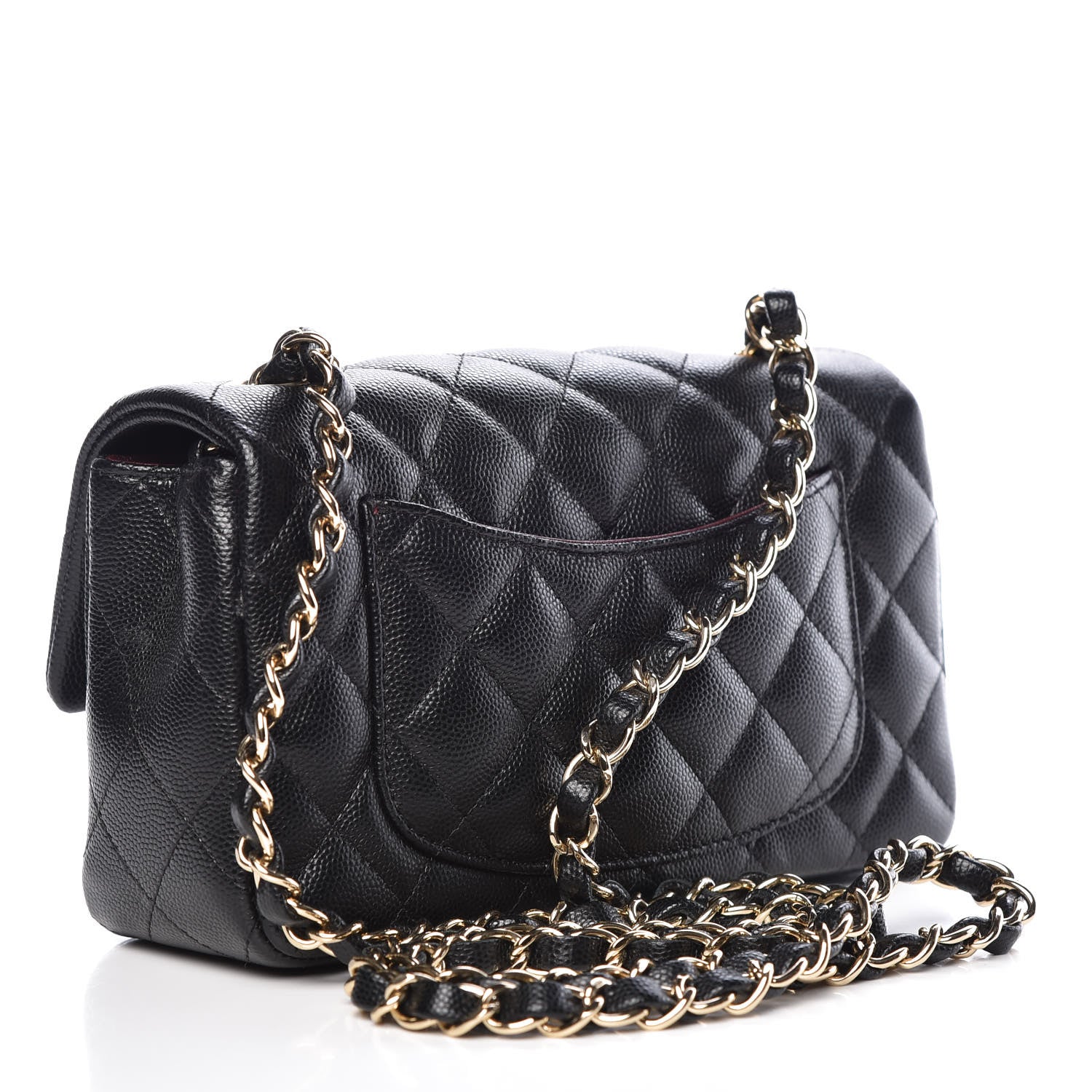 Chanel Caviar Quilted Mini Rectangular Flap Black 3 of 9