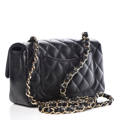 Chanel Caviar Quilted Mini Rectangular Flap Black 3 of 9