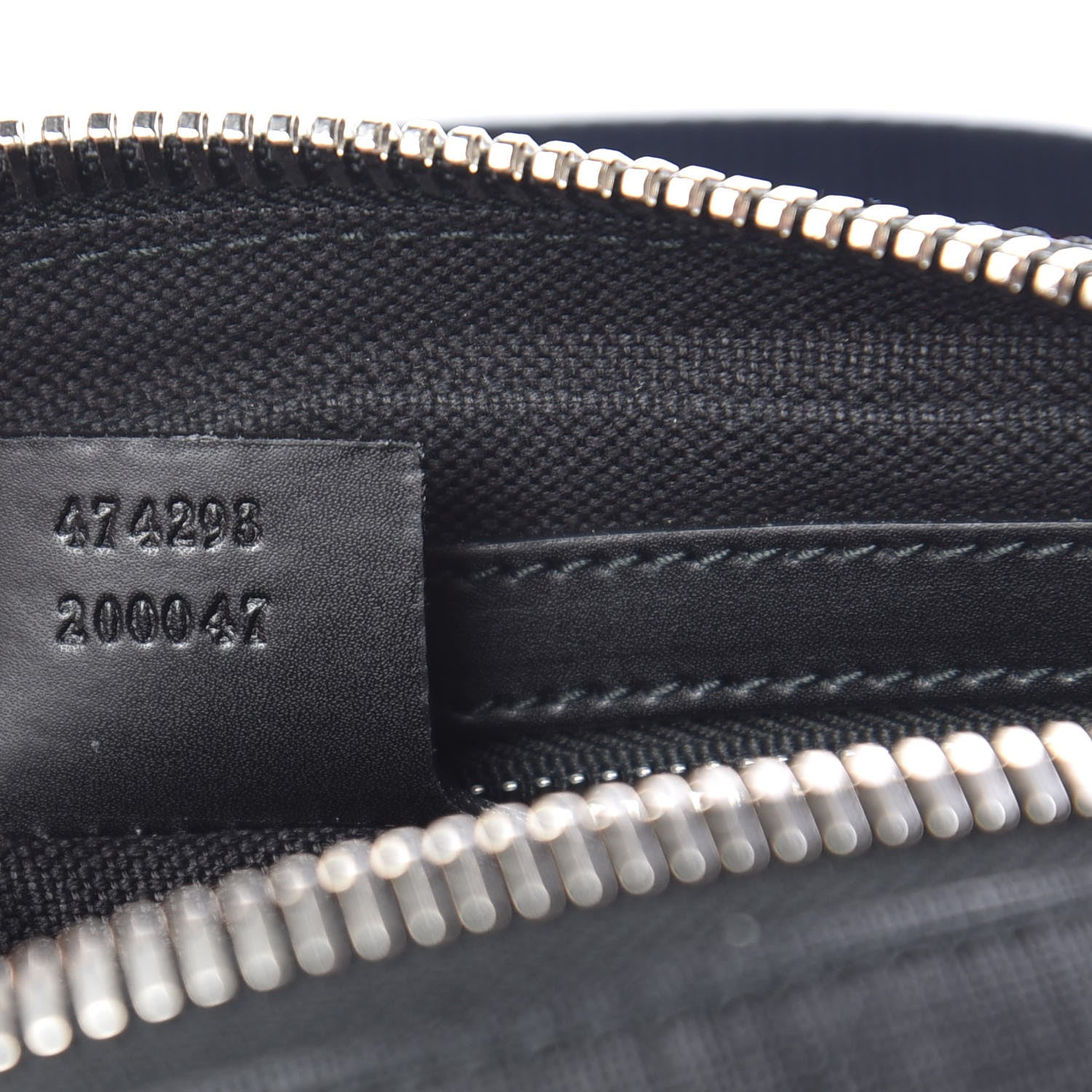 Gucci Soft GG Supreme Monogram Web Belt Bag Black Grey 7 of 10