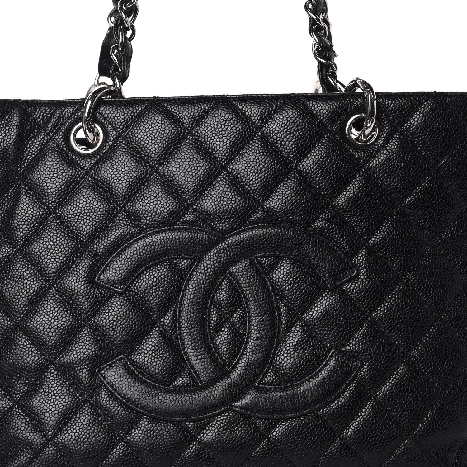 Chanel Caviar Quilted Grand Shopping Tote GST Black 17 of 17