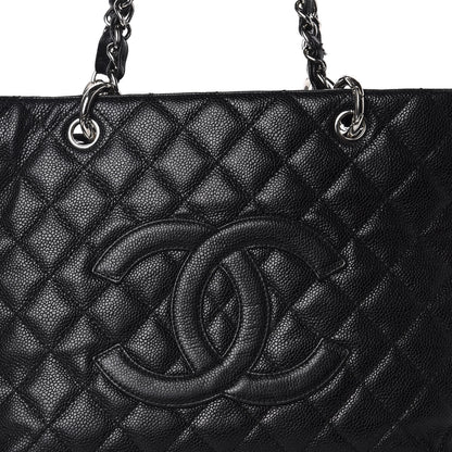 Chanel Caviar Quilted Grand Shopping Tote GST Black 17 of 17