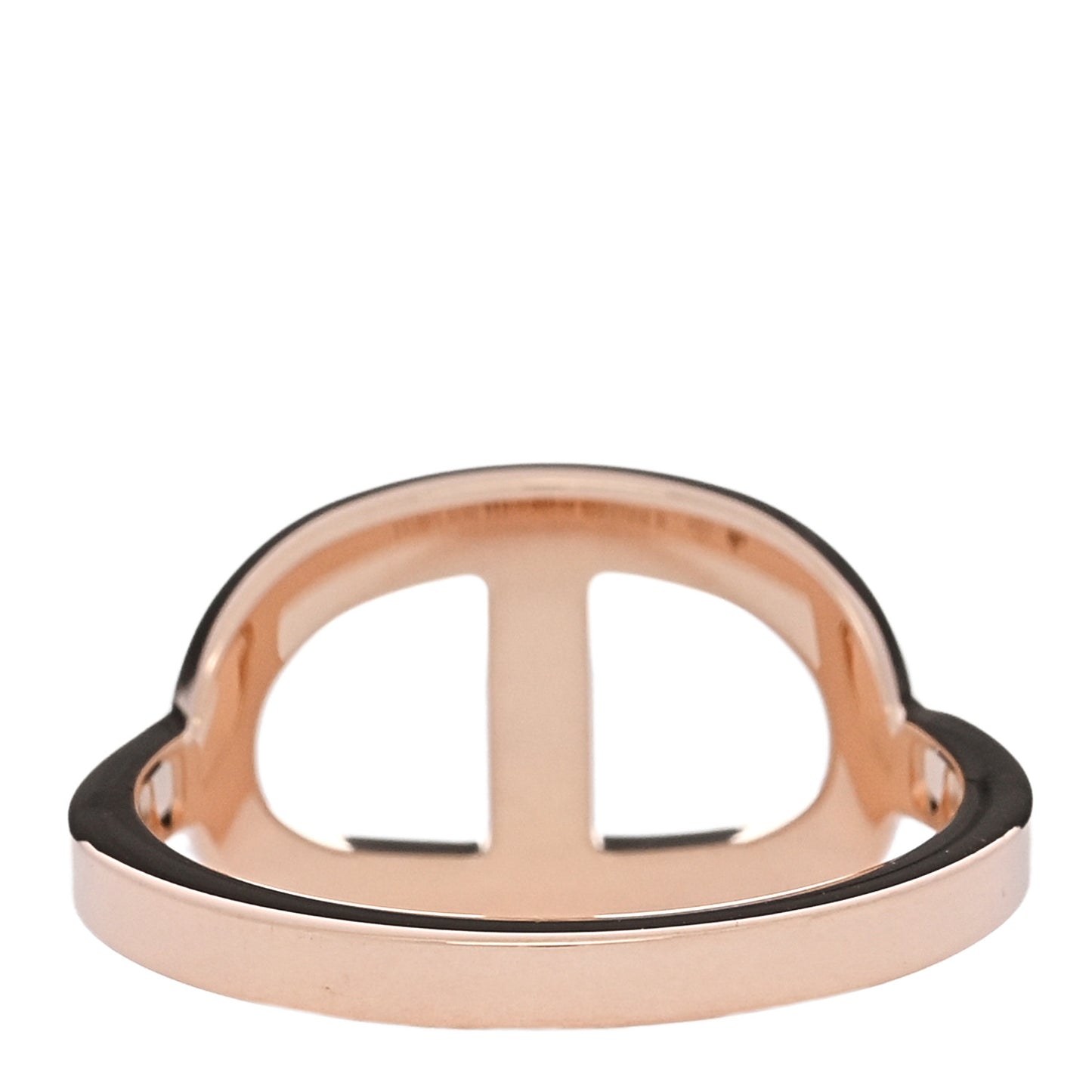 18K Rose Gold Diamond MM Chaine d'Ancre Contour Ring 50 5.25