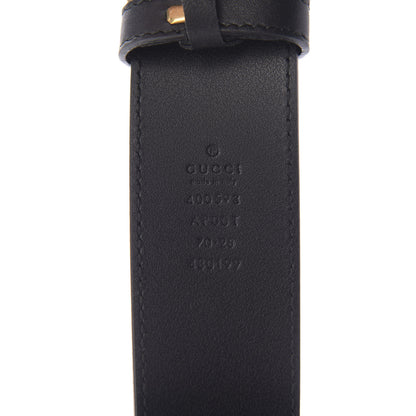 Gucci Calfskin Double G 40mm Belt 70 28 Black 3 of 3