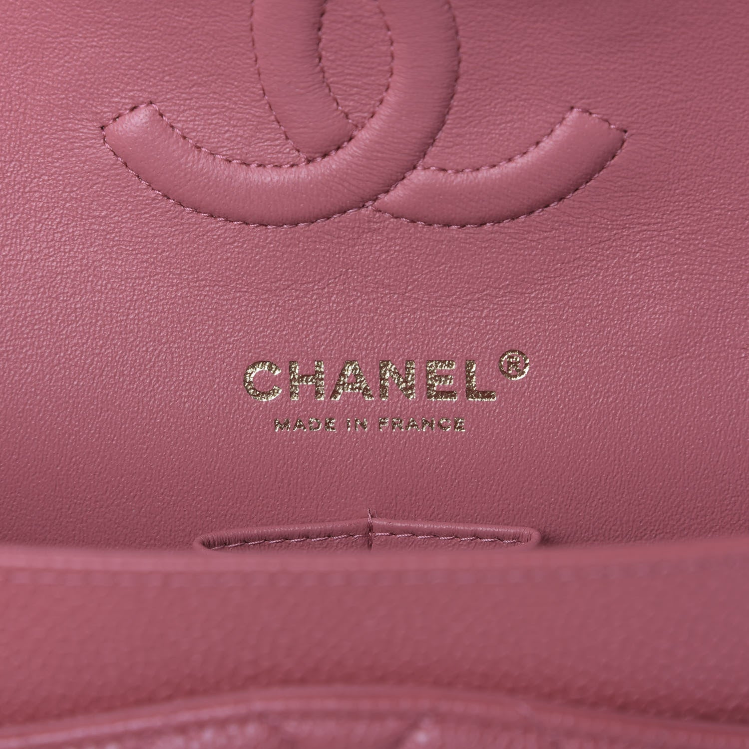 Chanel Caviar Quilted Medium Double Flap Pink 8 of 10