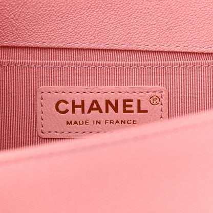Chanel Caviar Quilted Small Boy Flap Pink 6 of 10