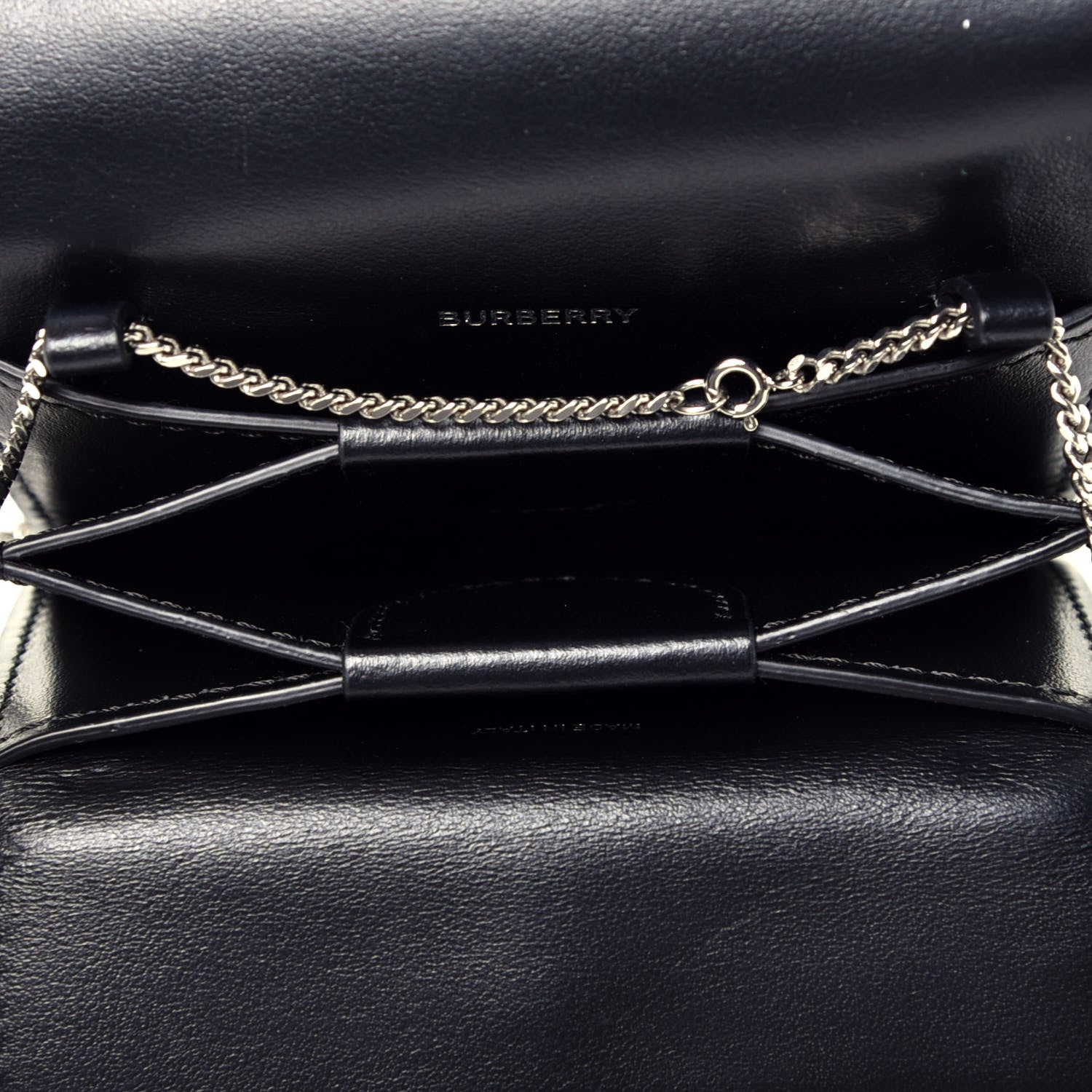 Burberry Vintage Check Jessie TB Crossbody Black 5 of 10
