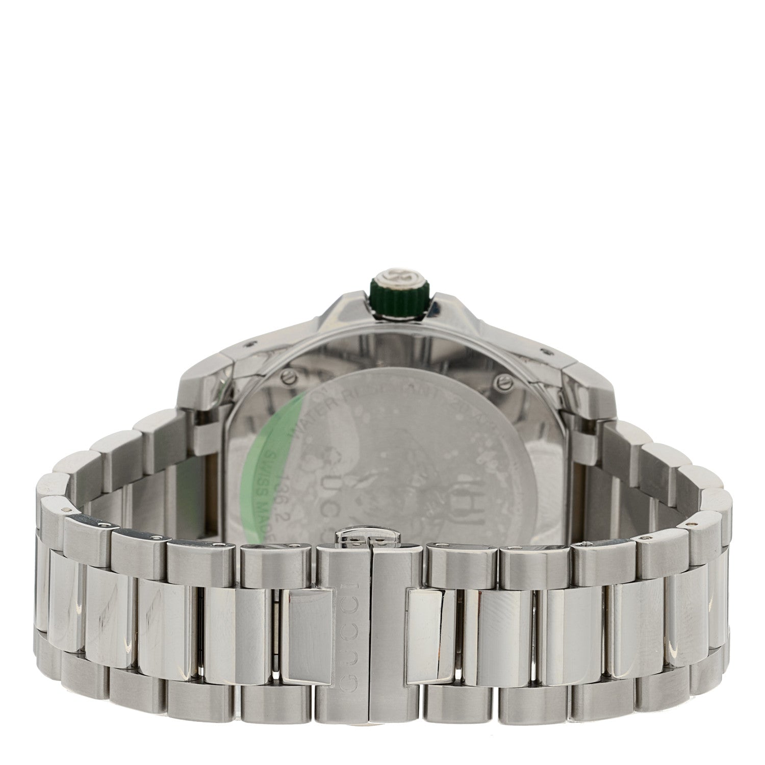 Gucci Stainless Steel 45mm Dive Quartz Watch Green 3 of 5