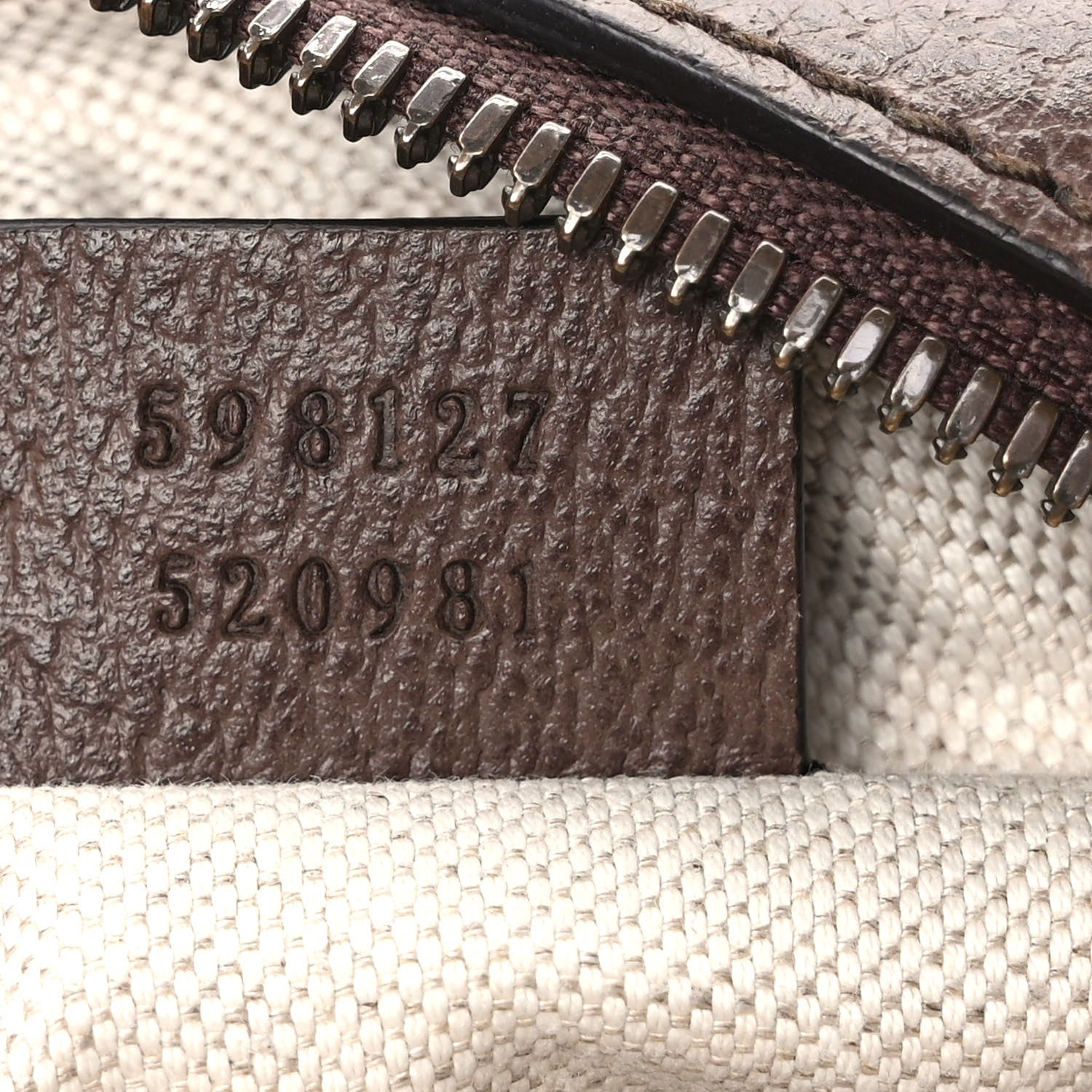 Gucci GG Supreme Monogram Web Mini Ophidia Messenger Brown 7 of 9