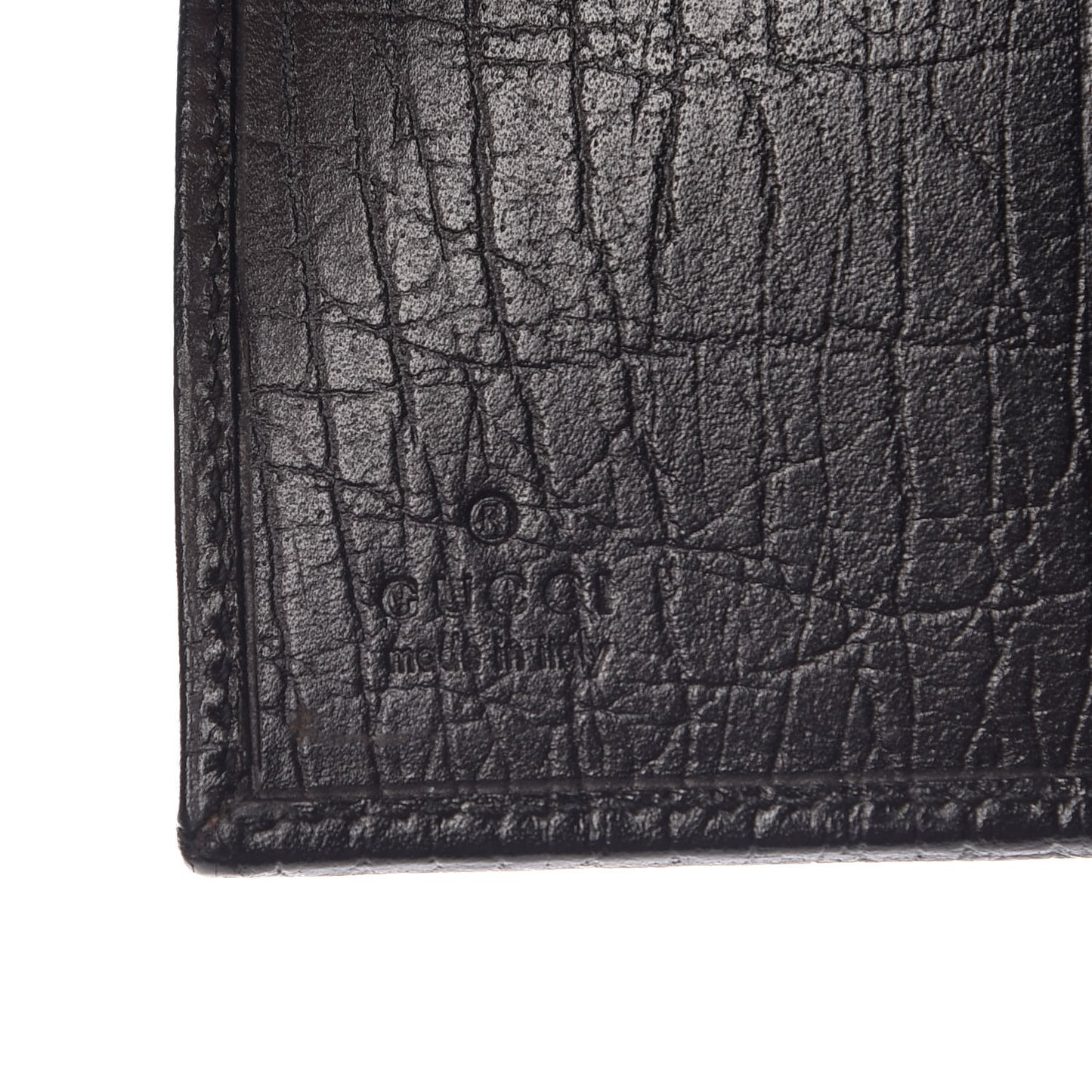 Monogram Bamboo Wallet Black